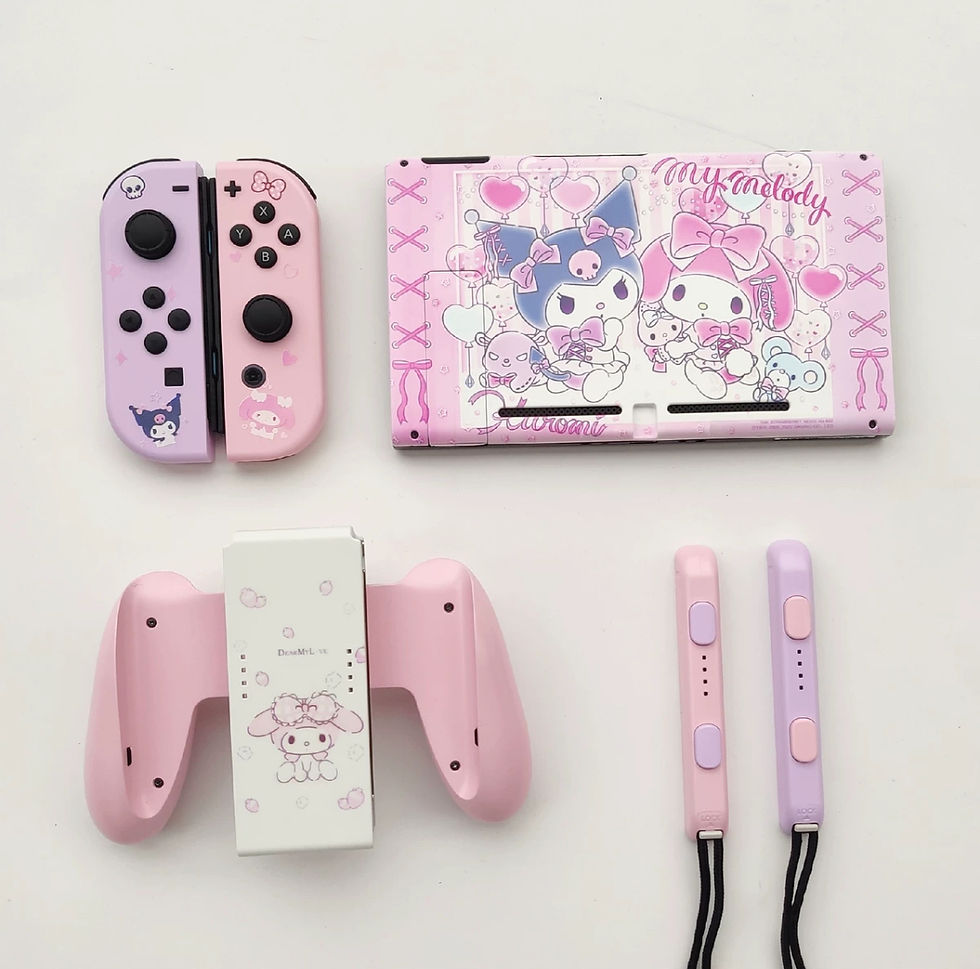 Thumbnail: Kawaii custom switch/switch oled replacement shells+buttons whole set