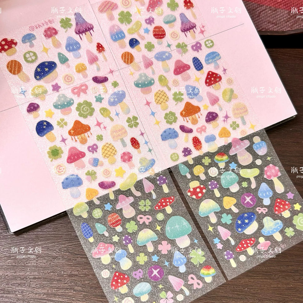 Thumbnail: Cute separated sticker 35 cm collection W