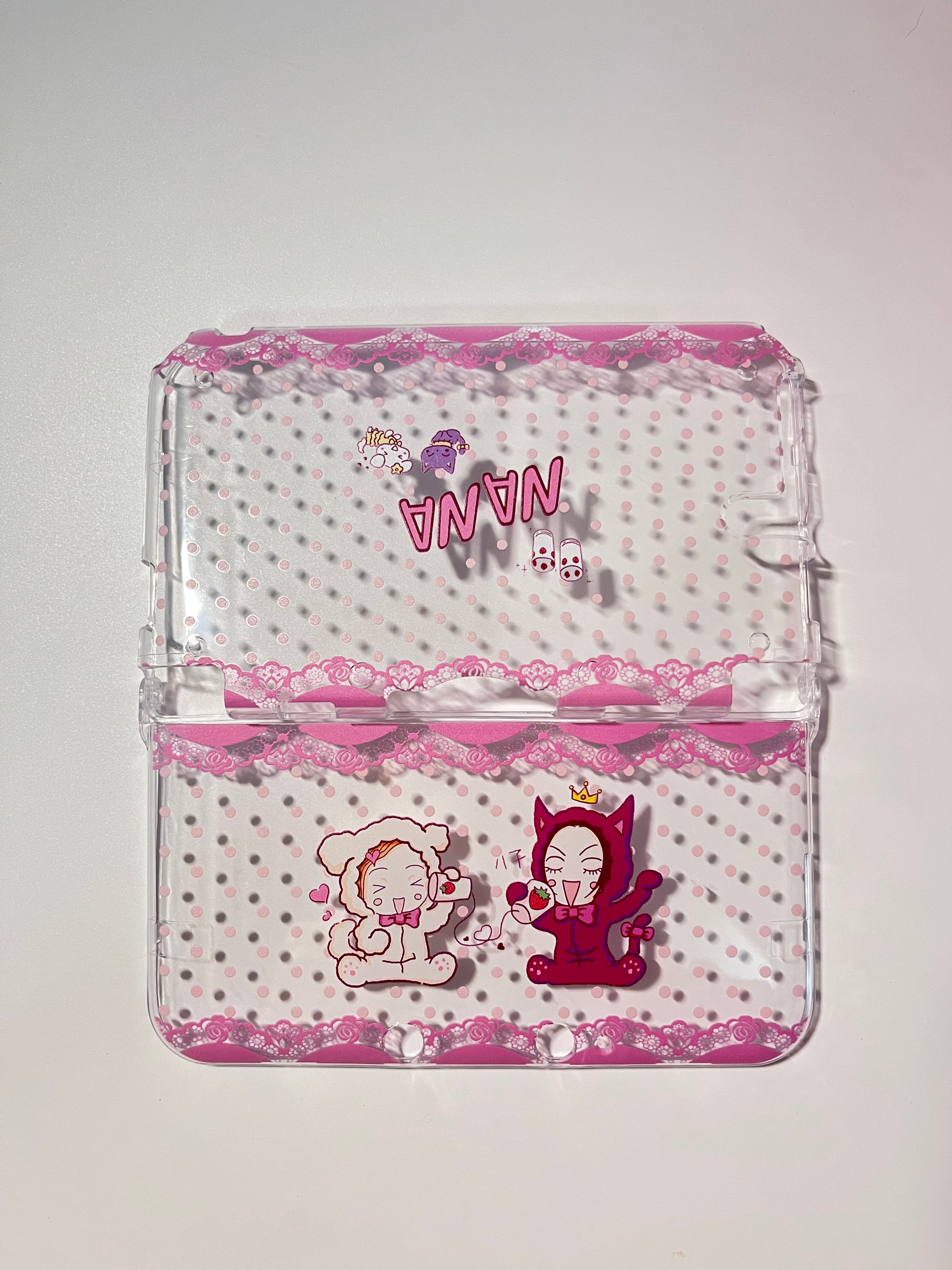 kawaii custom anime pattern NANA 3ds dsi 2ds xl case shell
