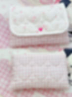 Thumbnail: Cute fluffy carrying bag collection | heart button version 