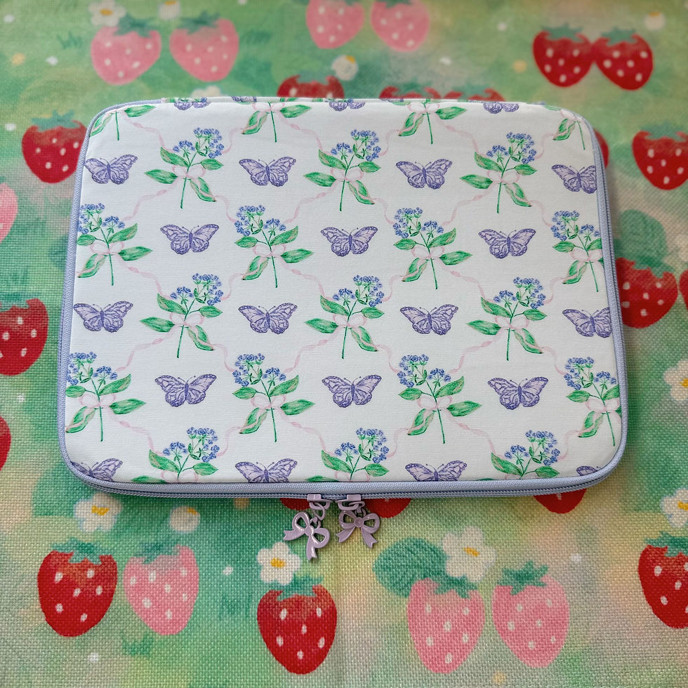 Thumbnail: New double zipper carrying bag for kindle/pad/tablet