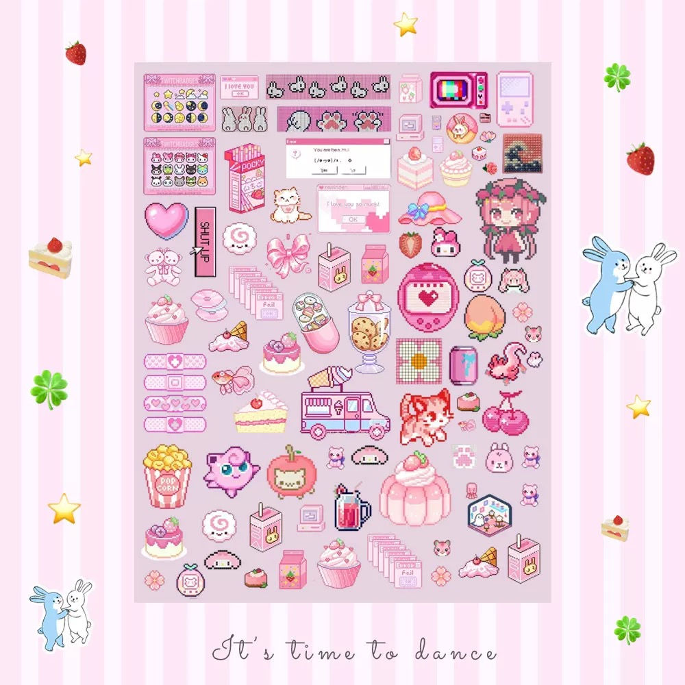 Cute sticker collection J