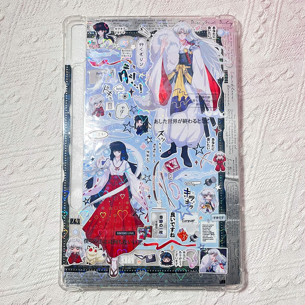 Thumbnail: Cute custom retro tablet/ipad goo sticky case 