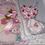 Thumbnail: Kawaii handmade lacy heart cake crochet pendant 