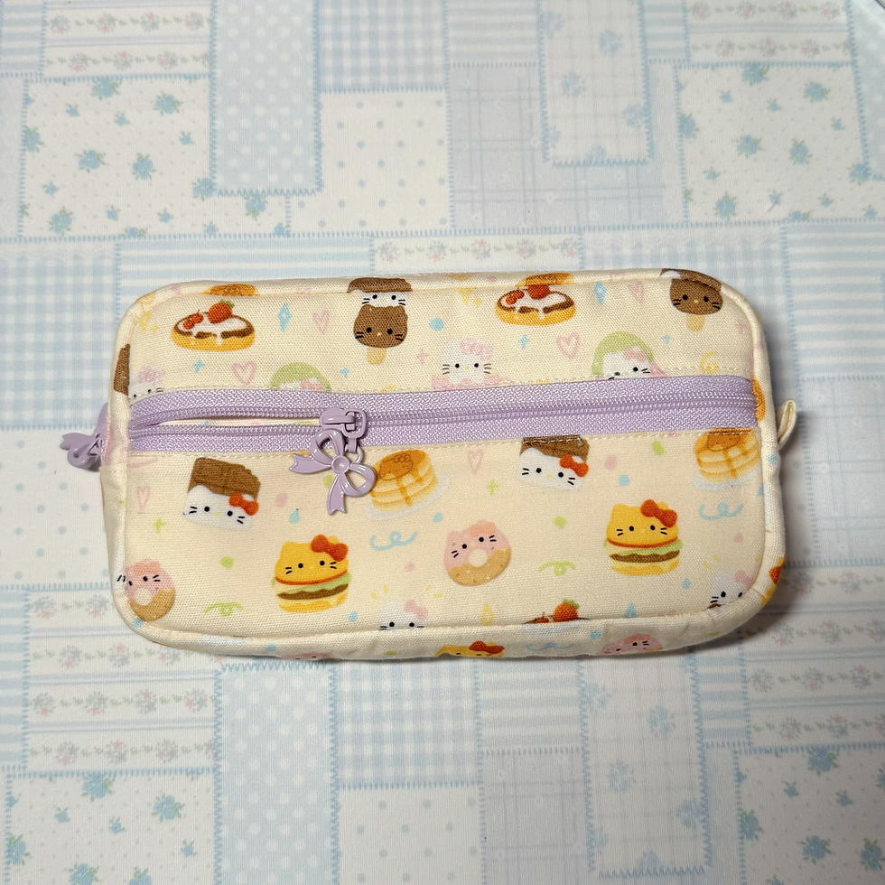 Thumbnail: Cute canvas fine carrying bag collection B 