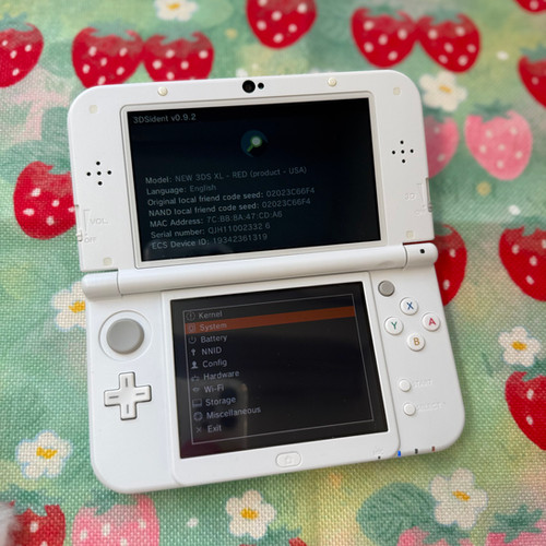 White NEW 3DS LL +128G IPS+TN (2332) | Kawaiifanfans