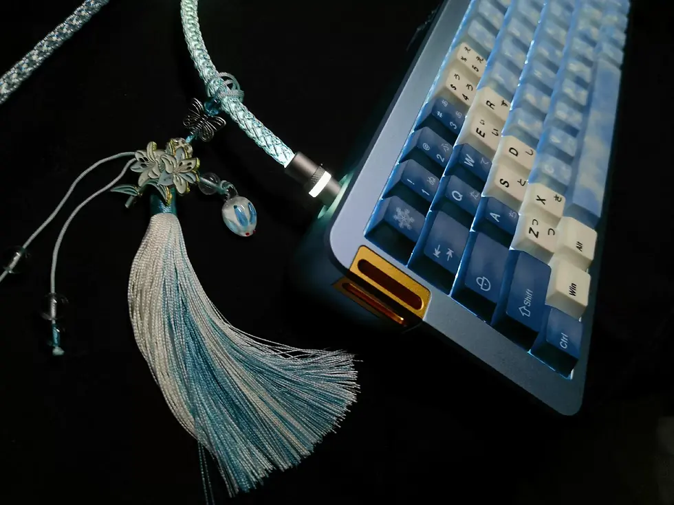 Thumbnail: Cute custom lighting keyboard type C -USB cable 