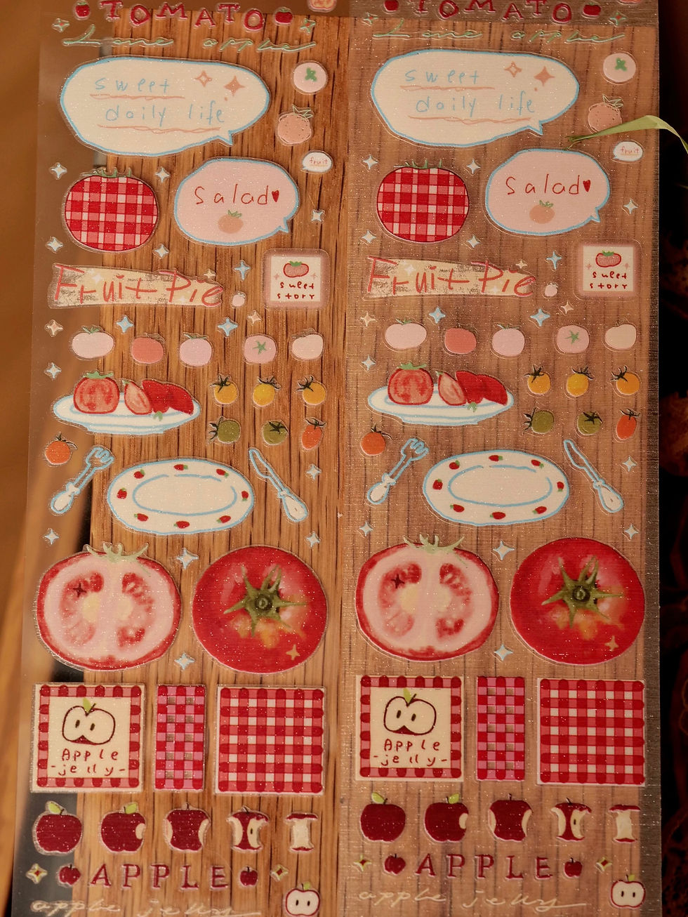 Thumbnail: Cute separated sticker 35 cm collection W