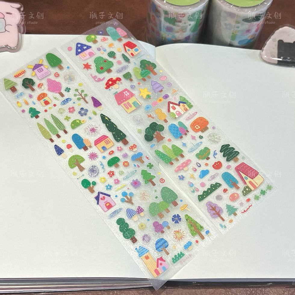 Thumbnail: Cute separated sticker 35 cm collection W