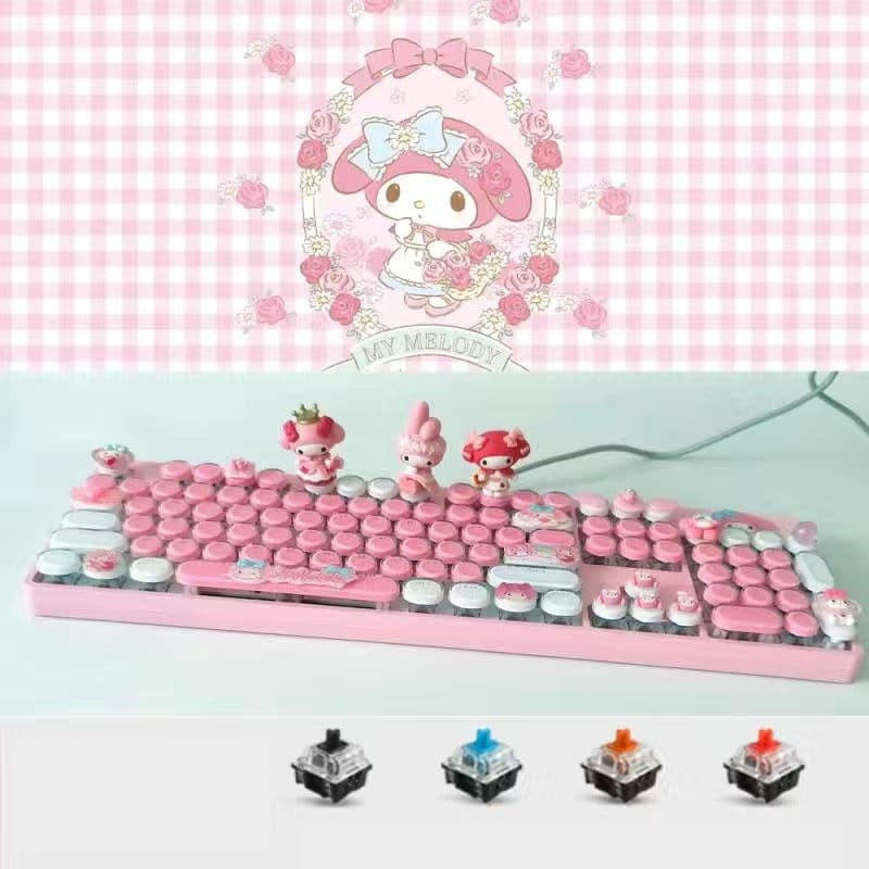 Thumbnail: kawaii custom anime my melody keyboard