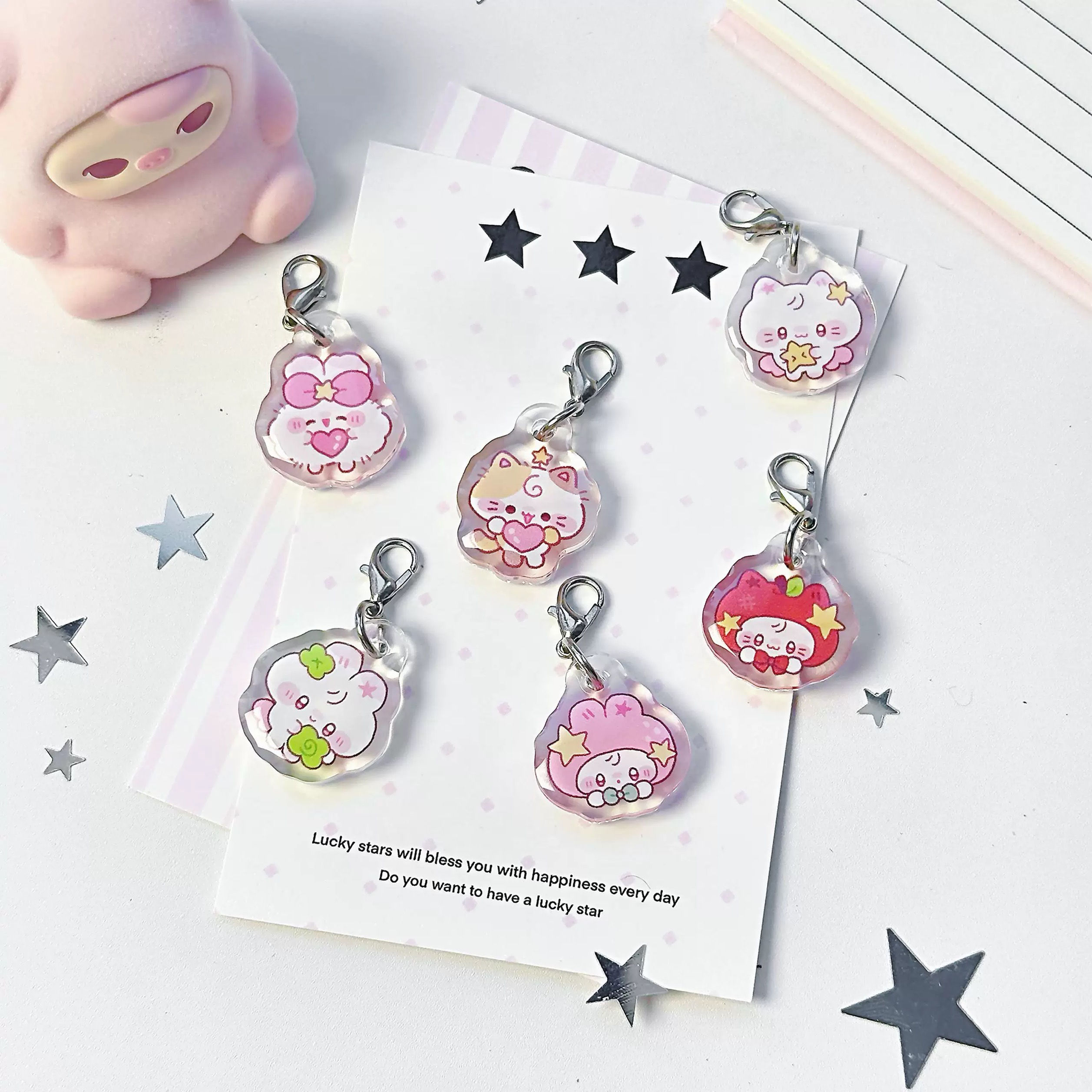 New cute jelly keychain! | Rinki Day/Mofu