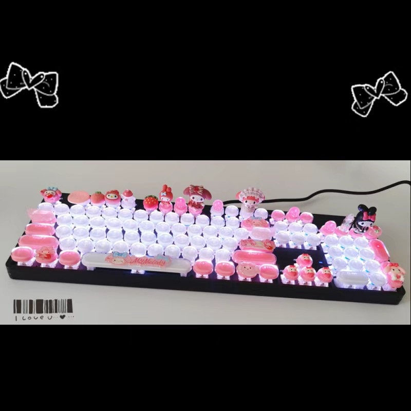 Thumbnail: kawaii custom anime my melody keyboard