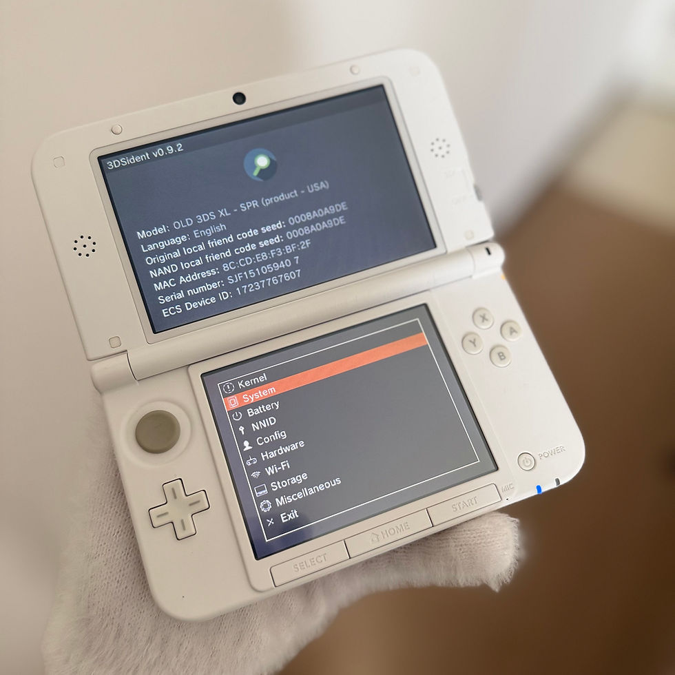Thumbnail: White 3DS LL +128G (5940)