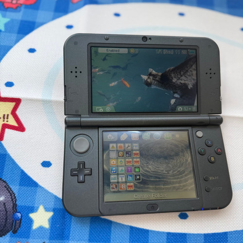 Black NEW 3DS LL+ 128G IPS+TN (2790) | Kawaiifanfans