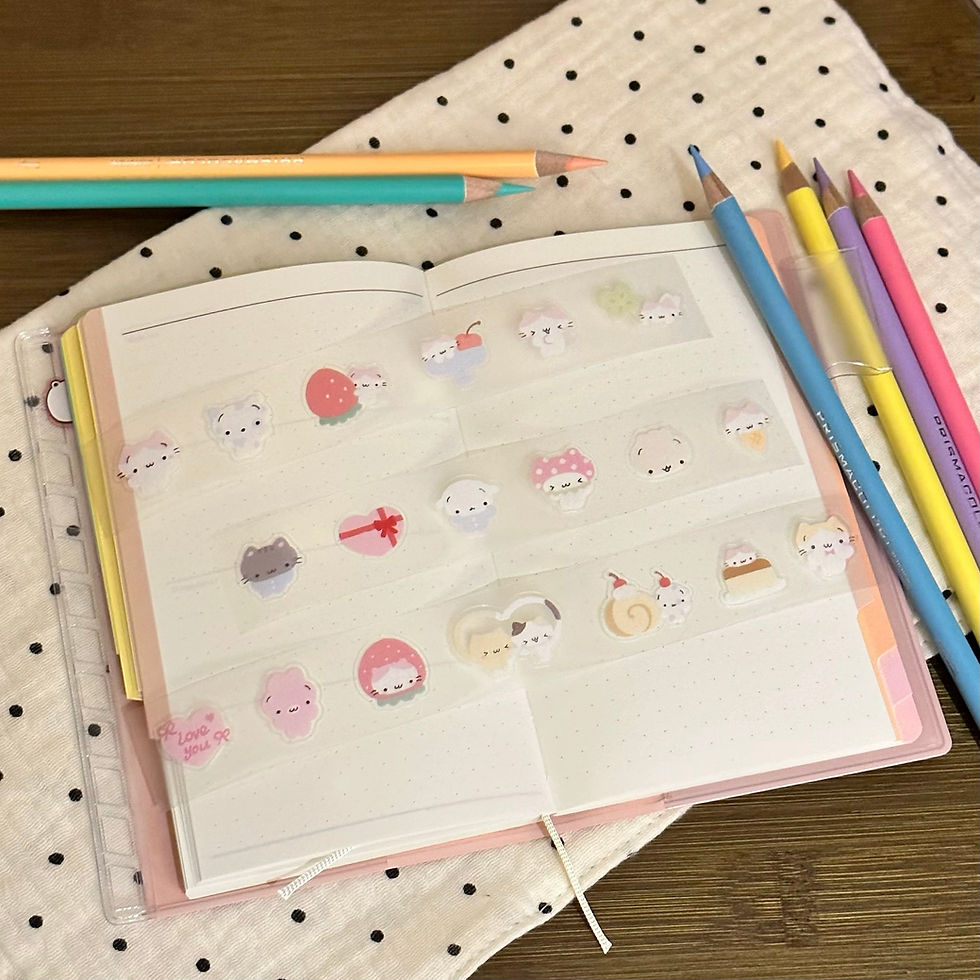 Thumbnail: New cute separated & sticker sheet | 一月小岛