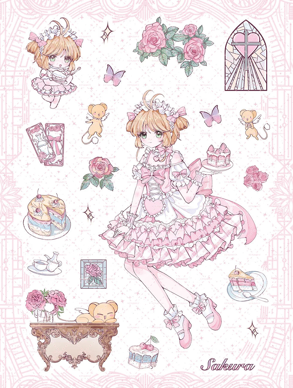 Thumbnail: Cute Sakura goo case collection A