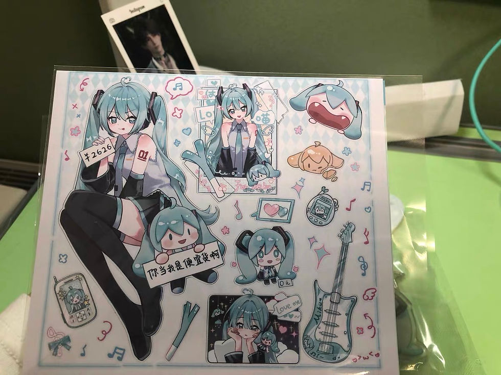 Thumbnail: Cute goo sticky case MIKU collection