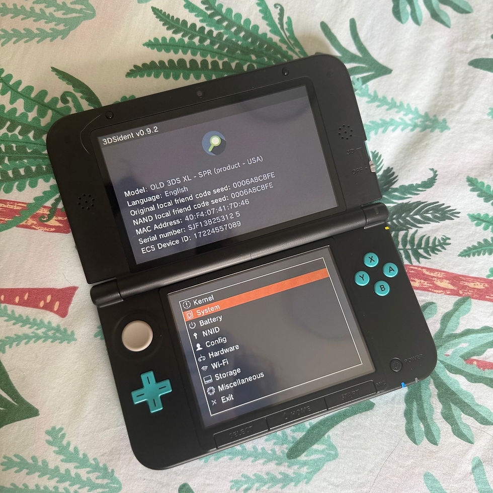 Thumbnail: Blue black 3DS LL +128G (5312)