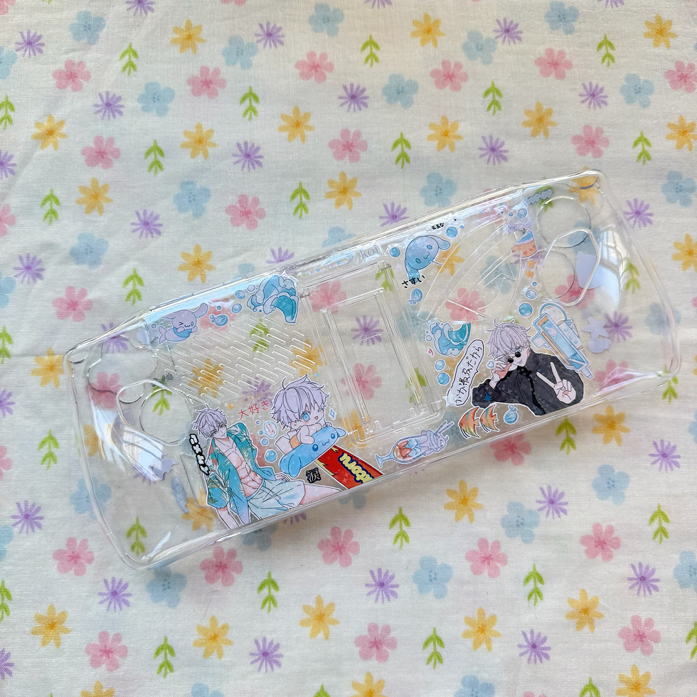 Thumbnail: Kawaii goo sticky case for steam deck/ps portal collection 1