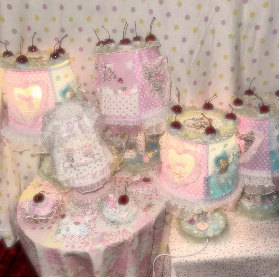Thumbnail: Kawaii handmade cake lamp 
