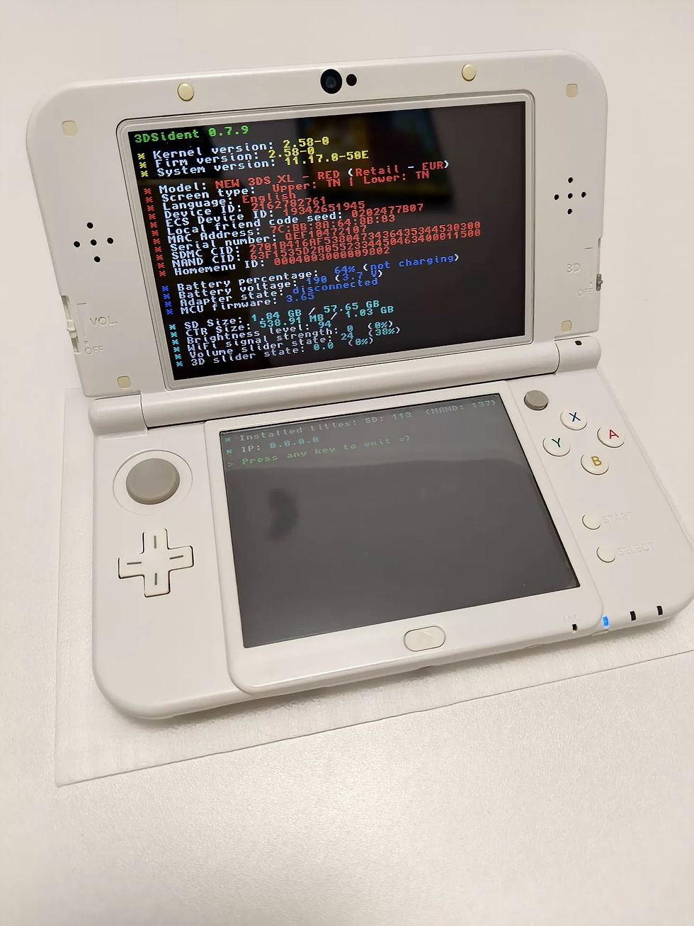 Thumbnail: White NEW 3DS LL +128G TN+TN (2107)