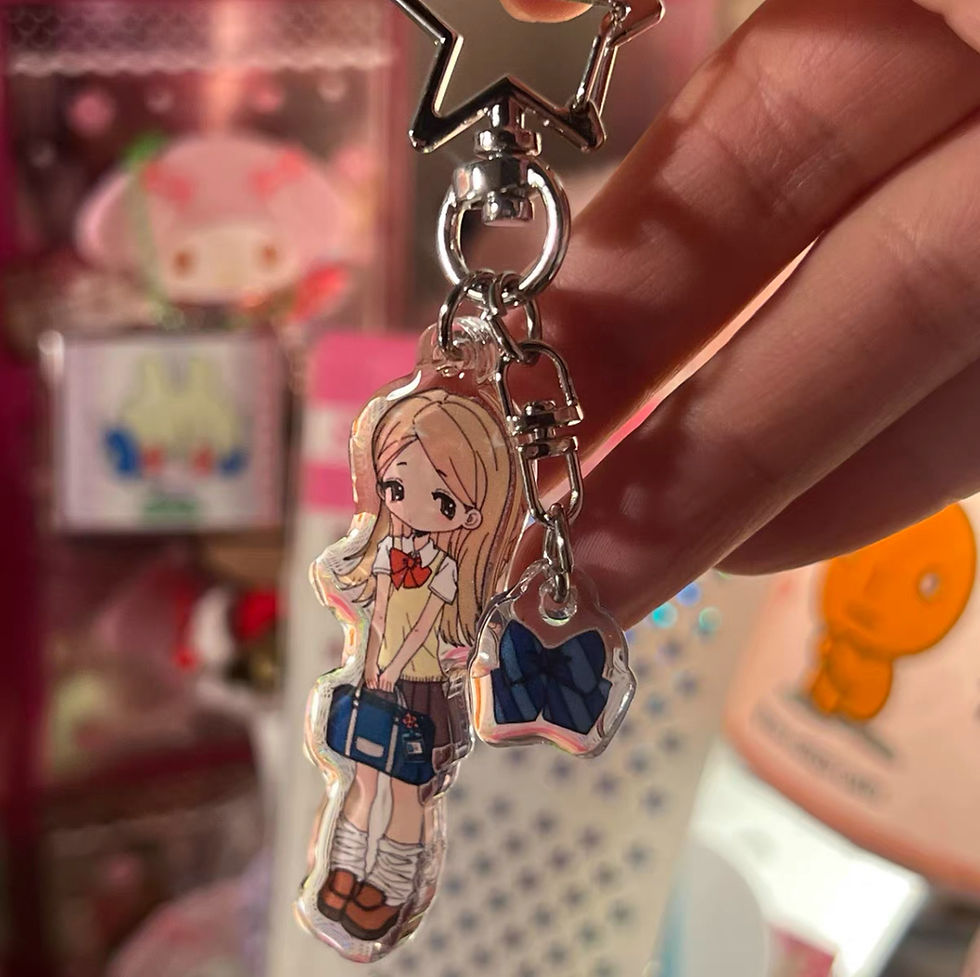 Thumbnail: Kawaii charm keychain pendant 