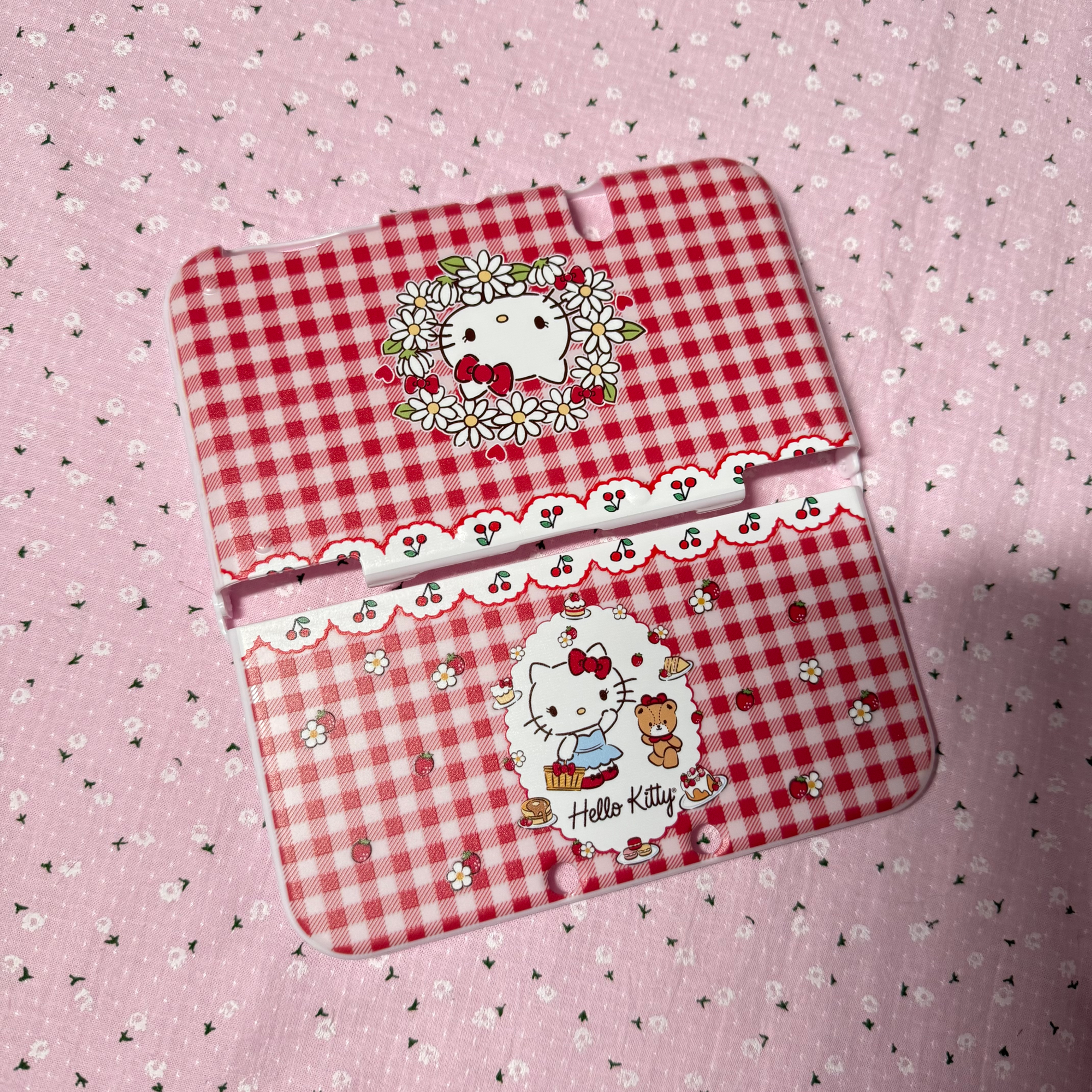 Cute grid y2k ds switch case collection A