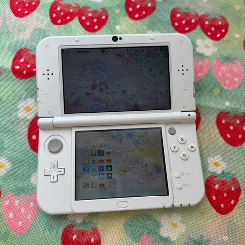 White NEW 3DS LL +128G IPS+IPS (2409) | Kawaiifanfans
