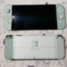 Kawaii custom switch/switch oled replacement shell + buttons whole set