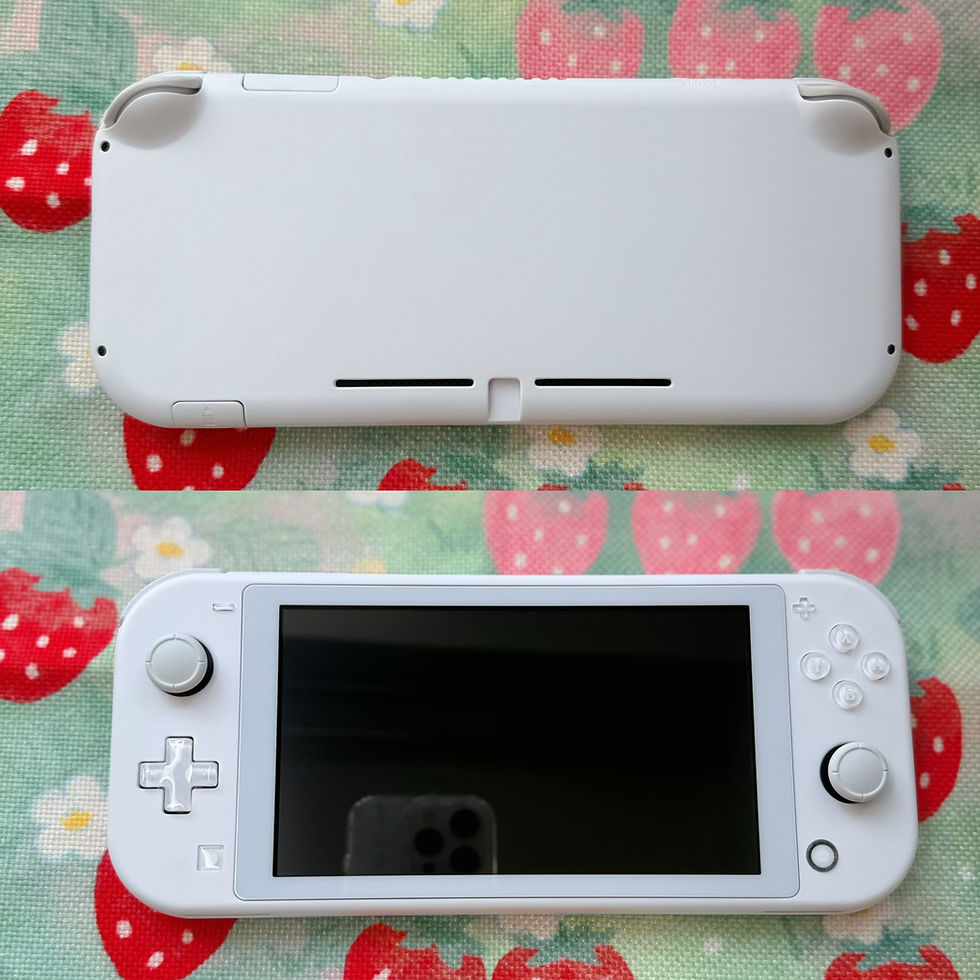 Thumbnail: Cute custom switch lite replacement shell + buttons 