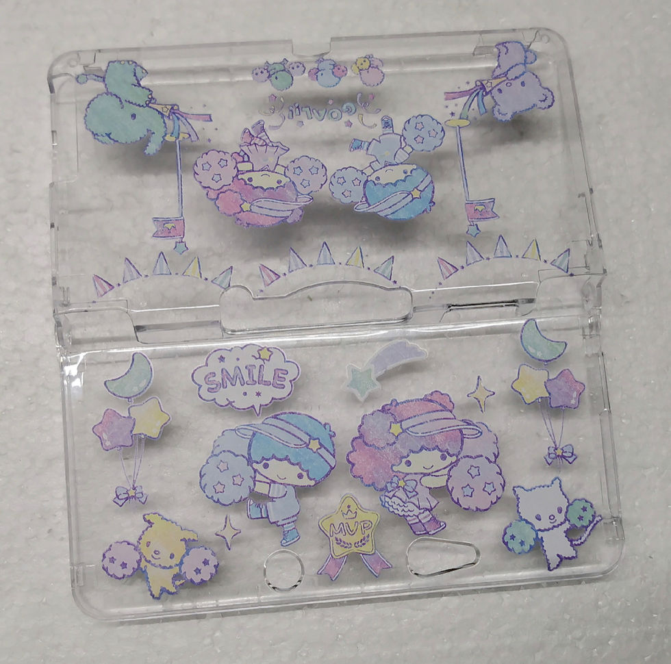 Thumbnail: Kawaii little twin star Kiki lala Sanrio 3ds 2ds nds case collection A