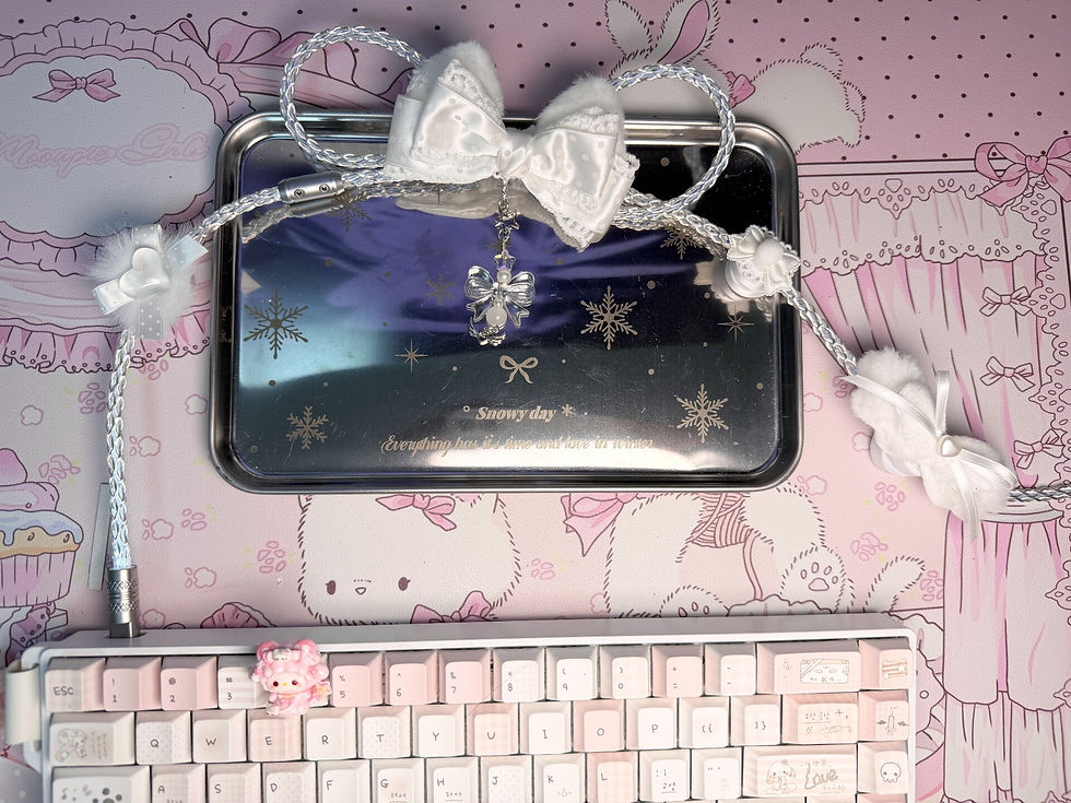 Thumbnail: Cute custom lighting type C - USB cable for keyboard!