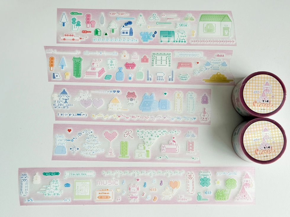 Thumbnail: Cute separated sticker 35 cm collection W