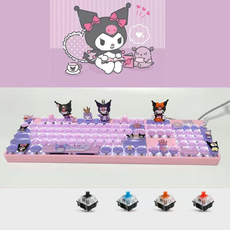 Thumbnail: kawaii kuromi charm keyboard 