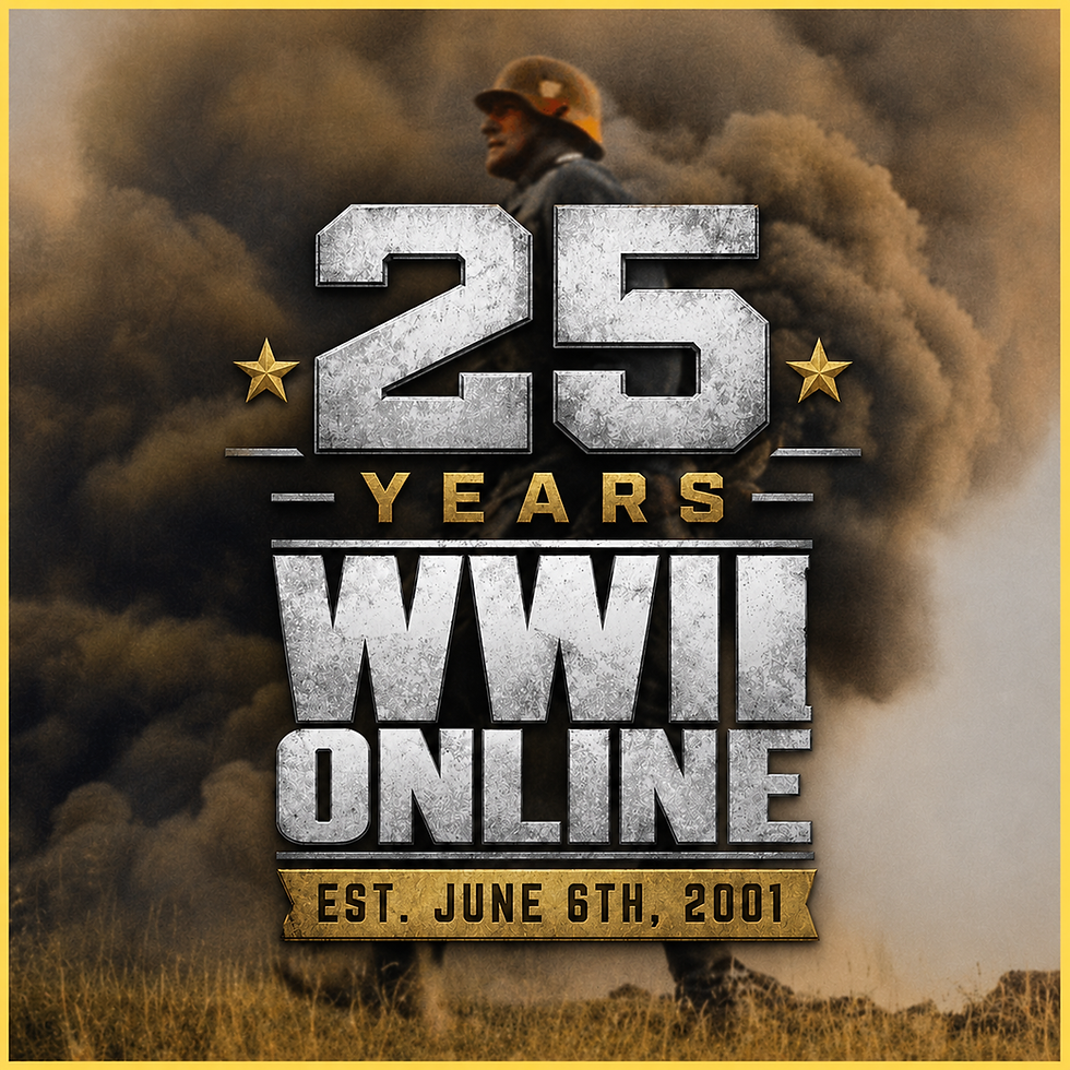 WWII Online celebrates 25 years of continued operations, a true milestone in gaming history.