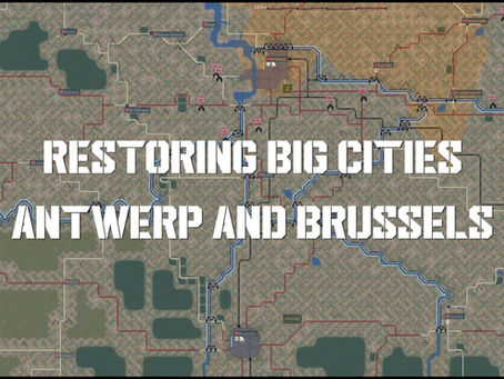 Restoring Antwerp and Brussels as big cities.