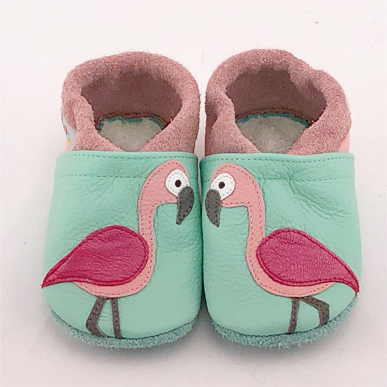 Kinderlederschuh Flamingo