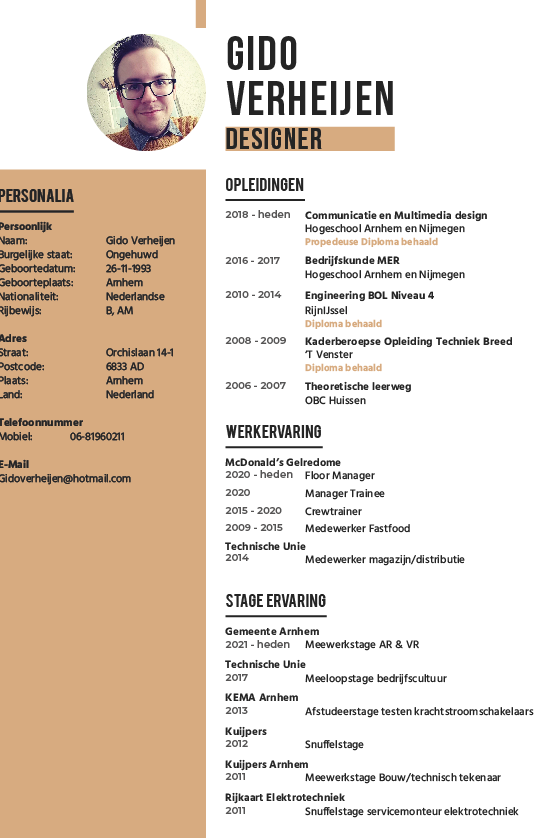 Cv Verheijen Multimedia