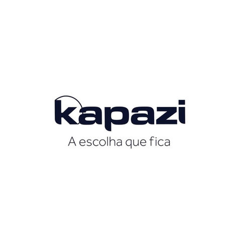 Logo Kapazi com slogan A escolha que fica.