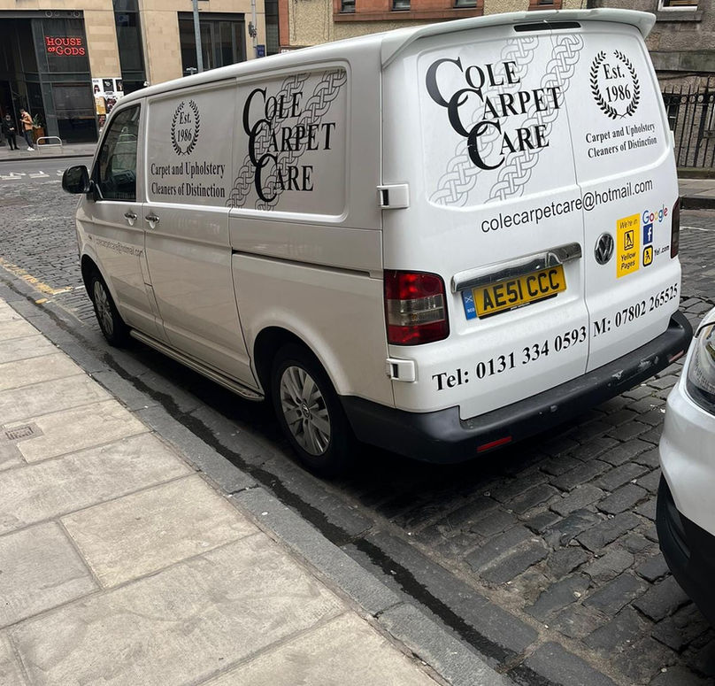 cole carpet care van