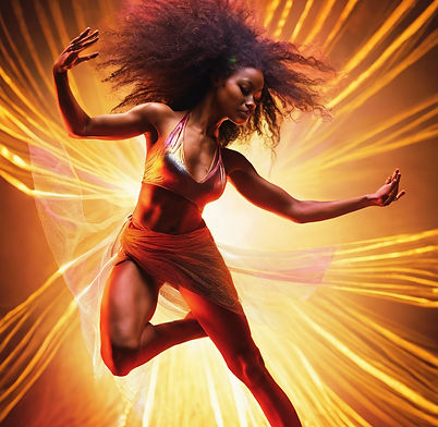 African Americans dance, meditative, ecstatic dance trance dance, eyes closed, conscious,