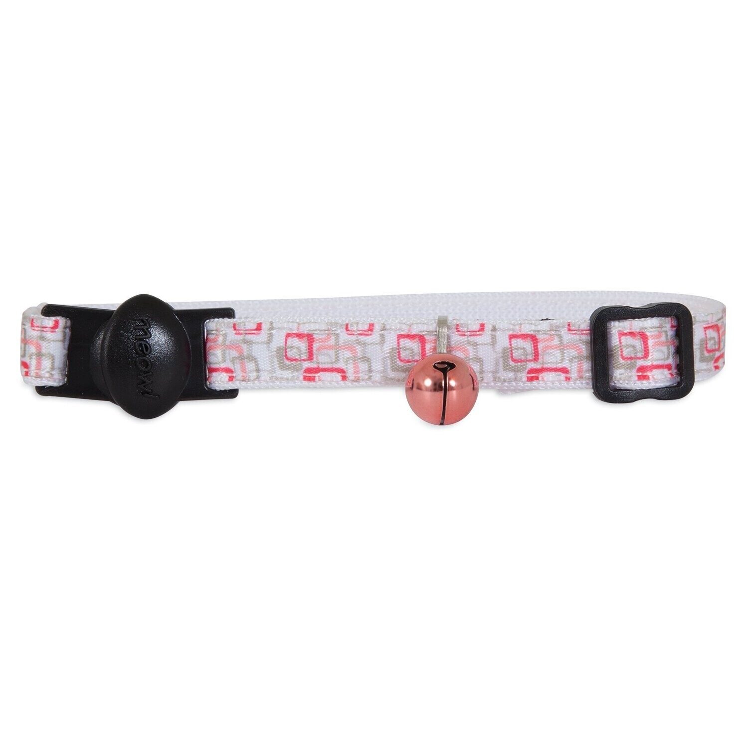 Aspen Pet Fashion Cat Collar 3/8" X 8-12" Retro Berry