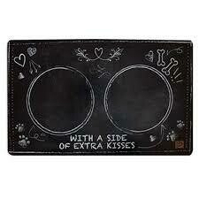 Mutt Nation Plastic Mat - Chalkboard