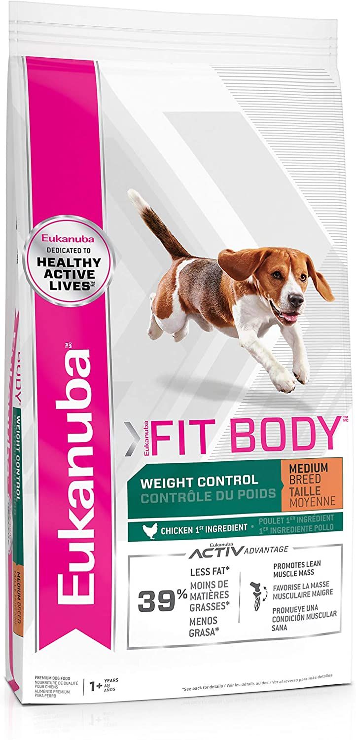 Euk Fit Body Weight Control Medium Breed 3 Kg