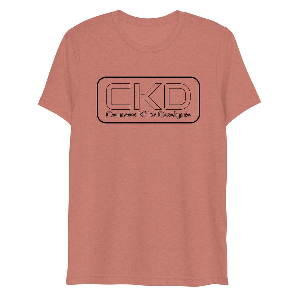 Miniature : CKD Block Black Outline Tri-Blend T-Shirt