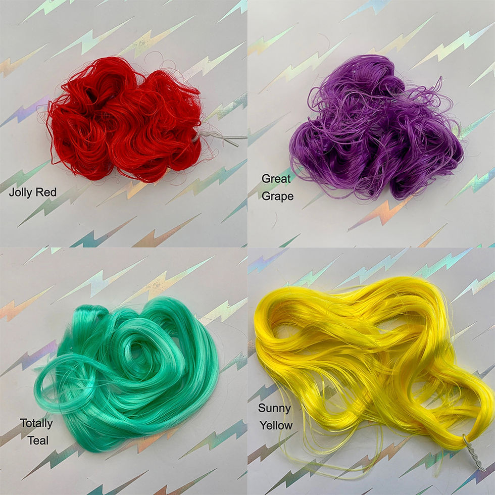 Nylon doll MLP pony hair