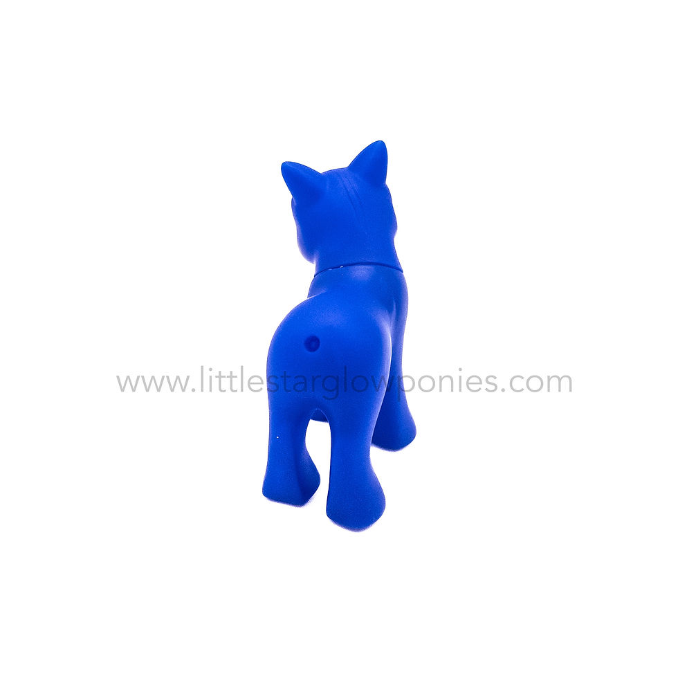 Thumbnail: HQG1C - Cobalt Blue Euro Pose Baby - No Hair Create Your Own Pony
