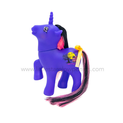 HQG1C - Nightshade - Halloween Unicorn Custom Pony
