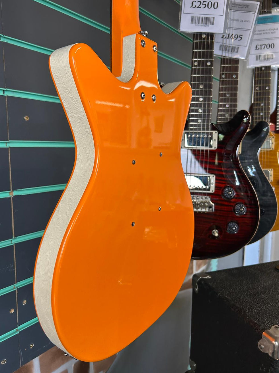 Thumbnail: Danelectro '59M NOS+ DC Orange Electric Guitar
