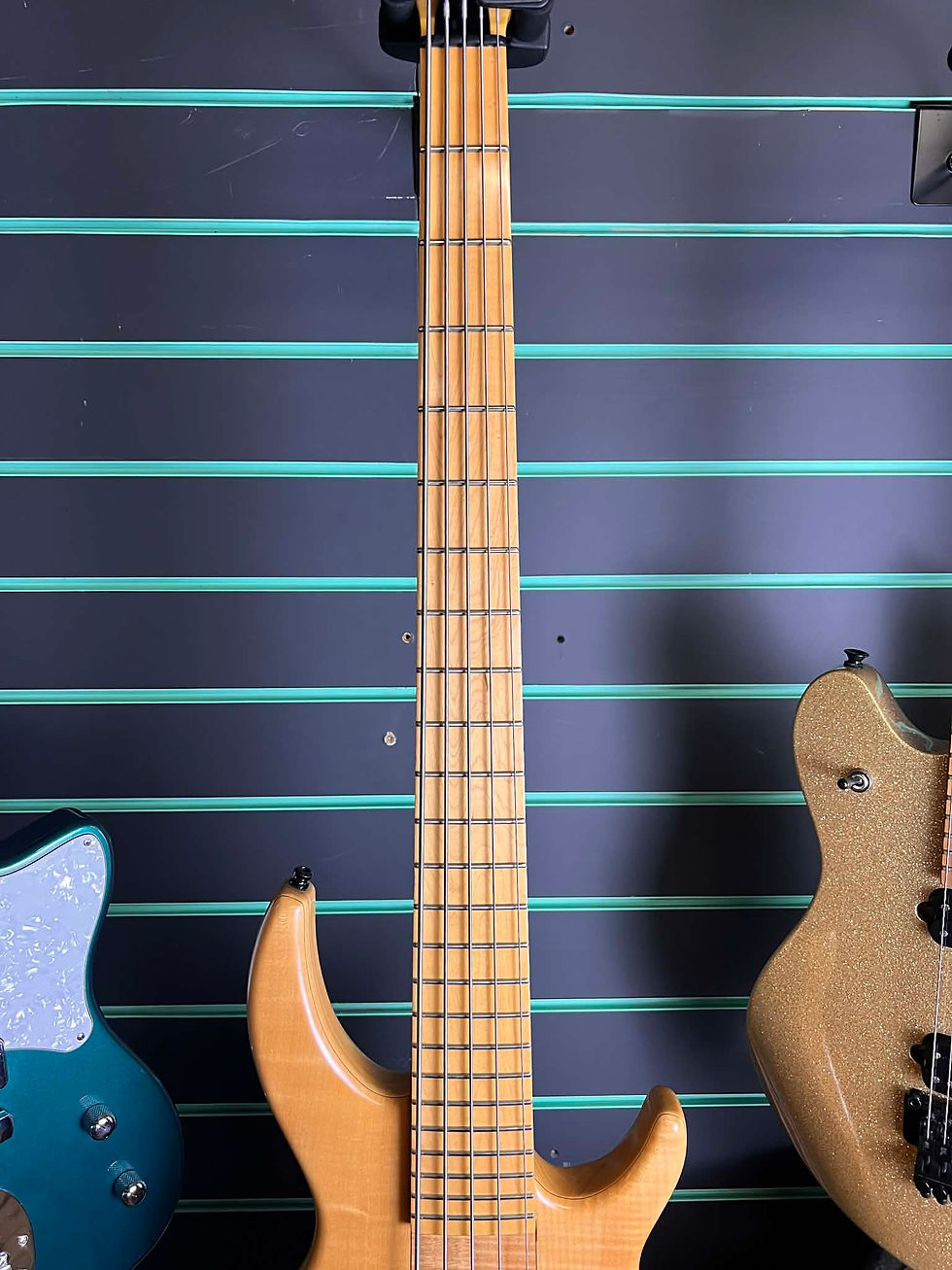 Thumbnail: Overwater Inspiration 5 Natural Satin 2016 5 String Electric Bass